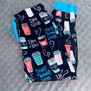 SOLD Secret Treasures coffee pajama pants